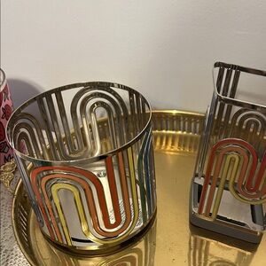 Bath & body works candle and soap holders